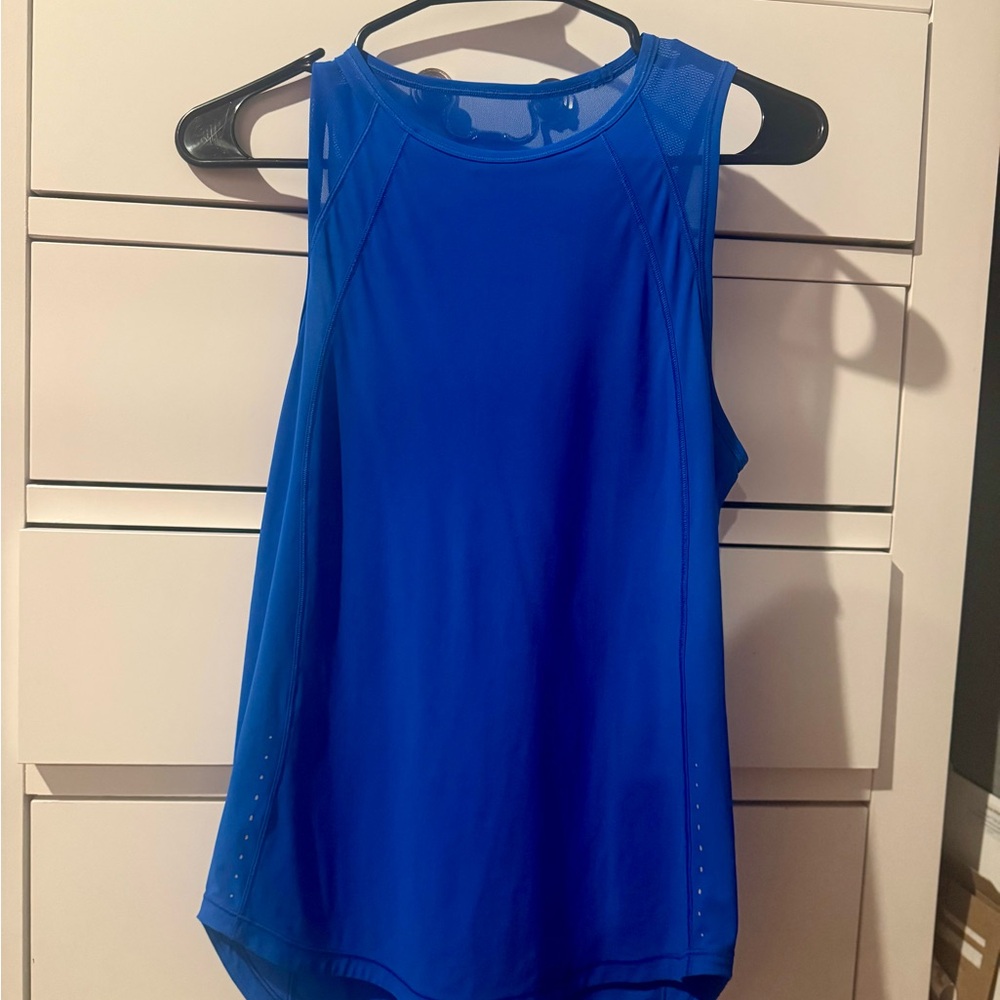 Lululemon Athletica Royal Blue Sculpt Tank Top